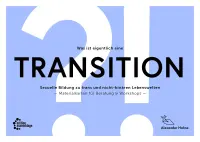 Materialkarten: Was ist eigentlich eine Transition?!...