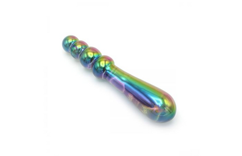 Glass Dildo Beads- Rainbow by Kiotos