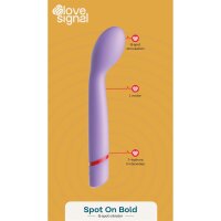 Spot on Bold G-spot vibrator by love signal