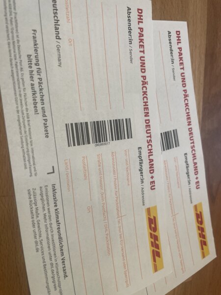 DHL Paketversand in Deutschland