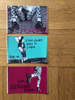 Postkartenset queerfem slogans von Kamikathi