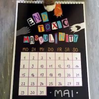 queer feministischer Katzenkalender von glitza glitza