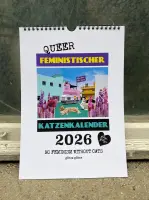 queer feministischer Katzenkalender von glitza glitza
