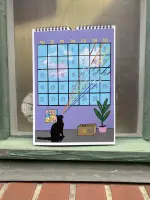 queer feministischer Katzenkalender von glitza glitza