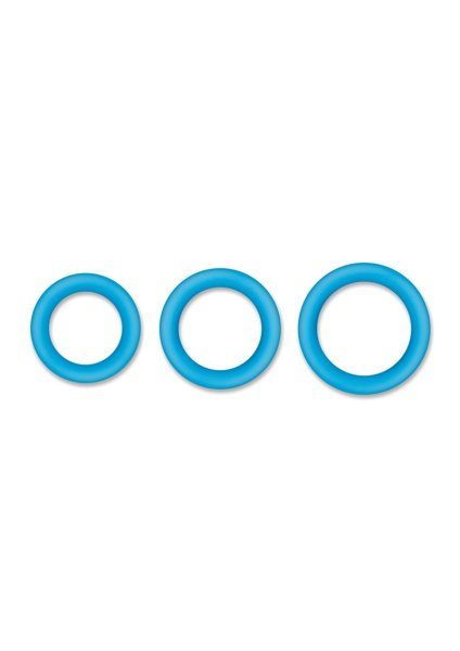 Penisring firefly halo von nsnovelties blau gross