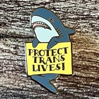 Pin Protect Trans Lives! von Baschdlmaidli