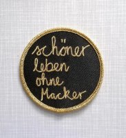 embroidered patch live more beautifully without macker by...