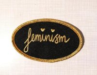 Embroidered patch‘feminism’ by glitza glitza