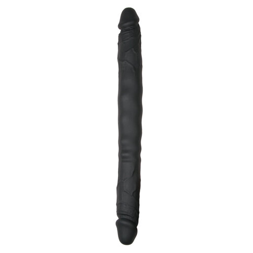 Silicone Double Ended Dildo - Black