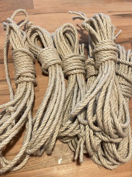 Hanfseil 6mm *8m natur