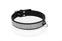 WHIPS Halsband mit Kristallen