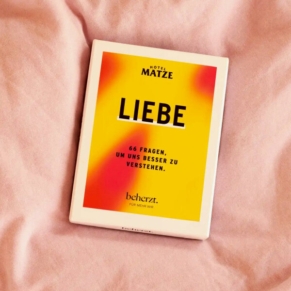 Liebe Kartenspiel von beherzt und Hotel Matze