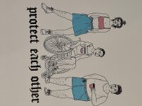 Postkarte protect von oh.hi.illustration