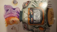 Postkarte Dakychan verschiedene Motive